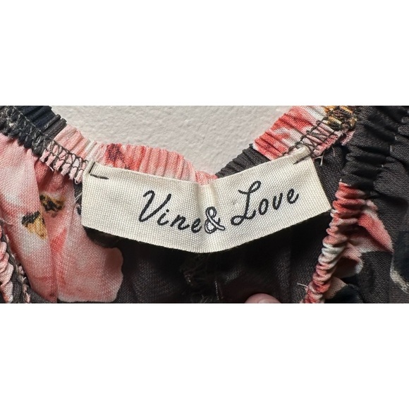 Vince & Love Women’s Floral Off-Shoulder Blouse Size Medium - Picture 3 of 5
